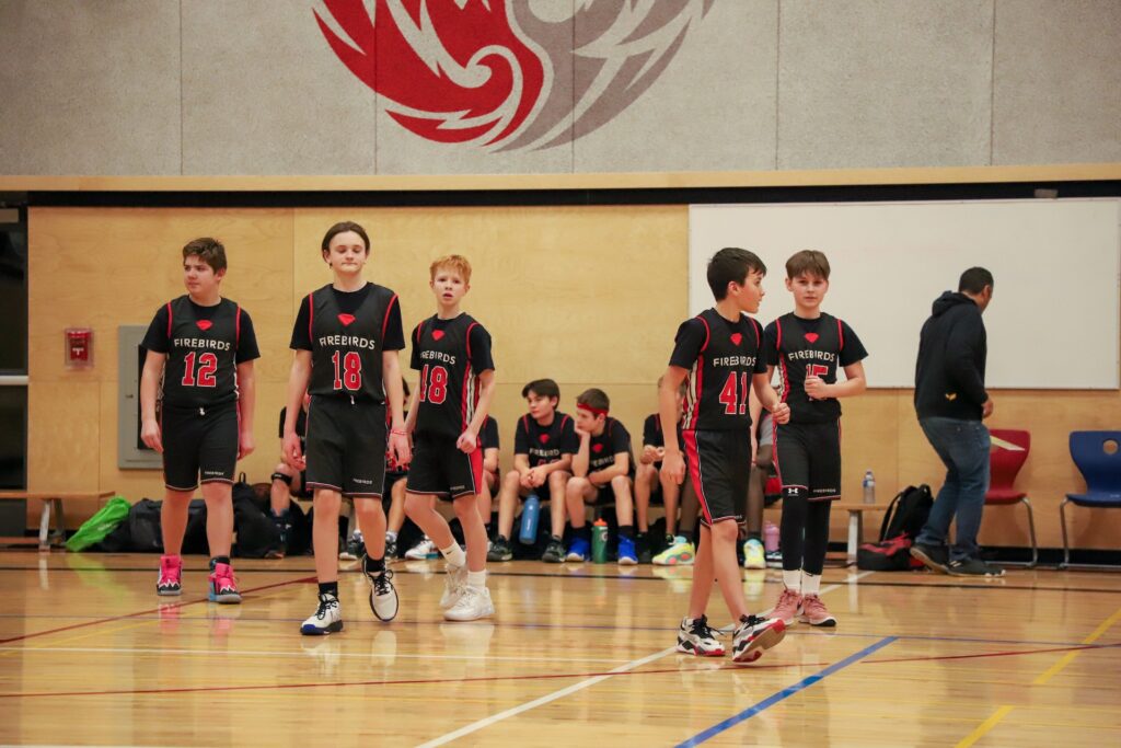 Flex Academy Firebirds Gr 8 Basketball Team 5